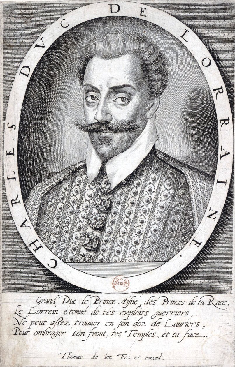 Porträtt av Karl III, hertig av Lothringen av Thomas de Leu - Gallica (korrigerad) av Thomas de Leu