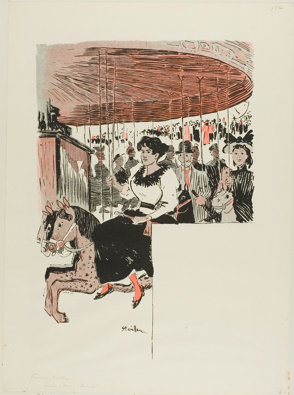 Brune av Théophile Alexandre Pierre Steinlen