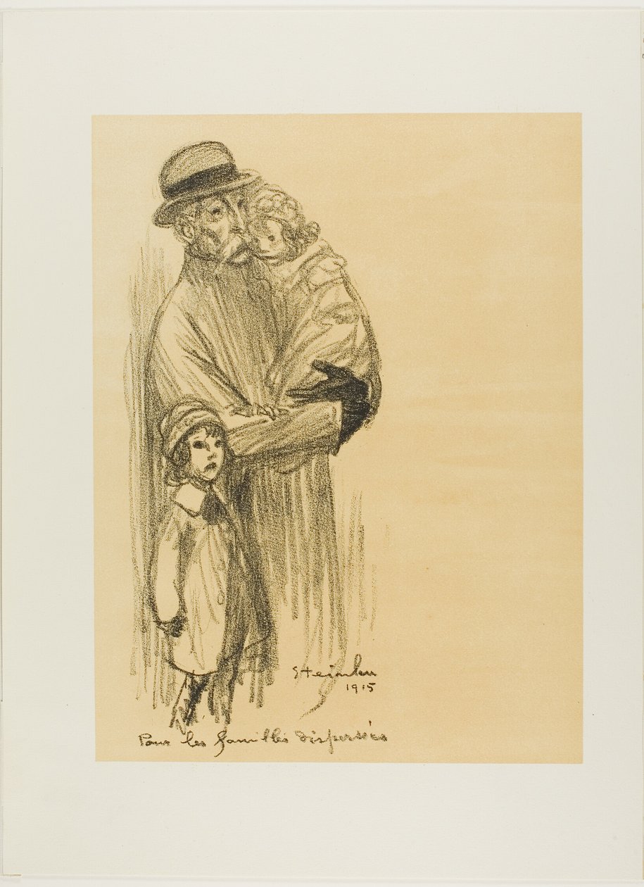För familjer som är separerade av Théophile Alexandre Pierre Steinlen