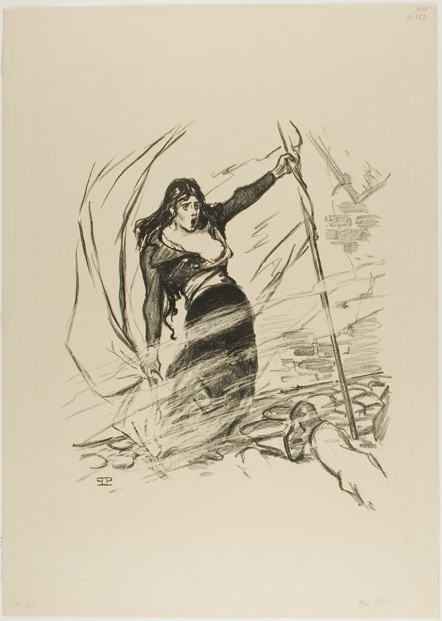 maj 1871 av Théophile Alexandre Pierre Steinlen