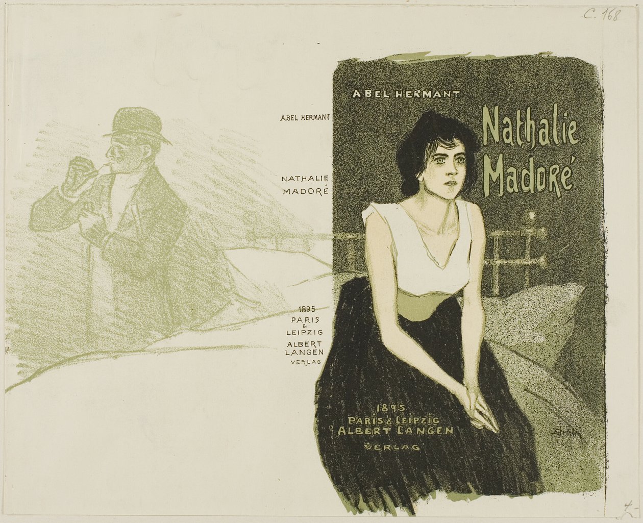 Nathalie Madoré av Théophile Alexandre Pierre Steinlen