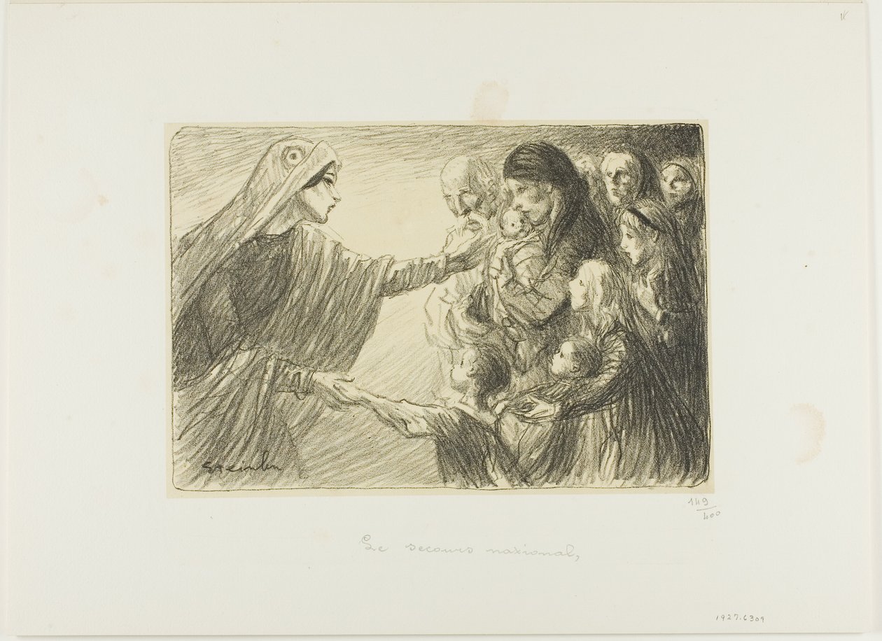 Nationellt bistånd av Théophile Alexandre Pierre Steinlen