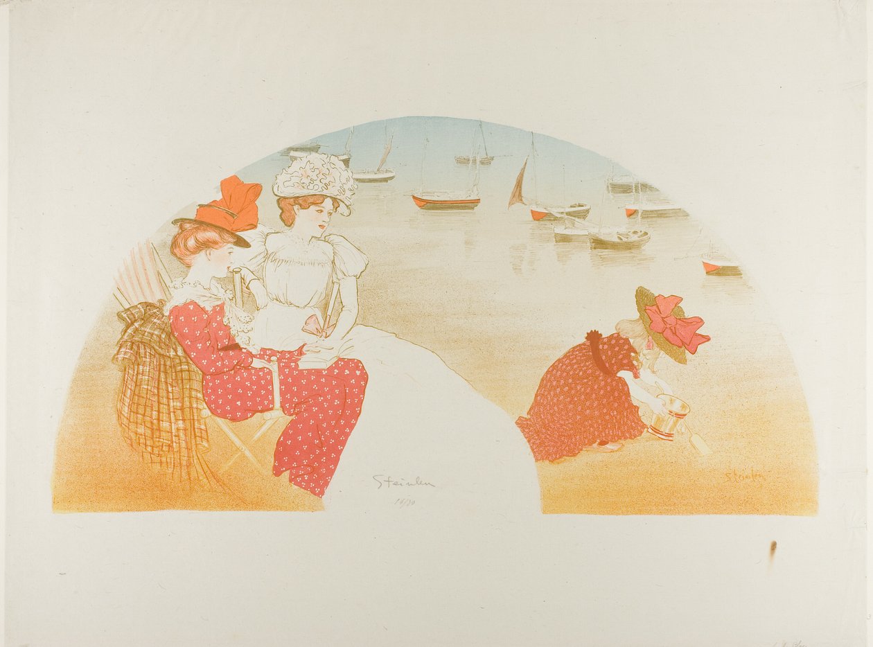 På stranden av Théophile Alexandre Pierre Steinlen