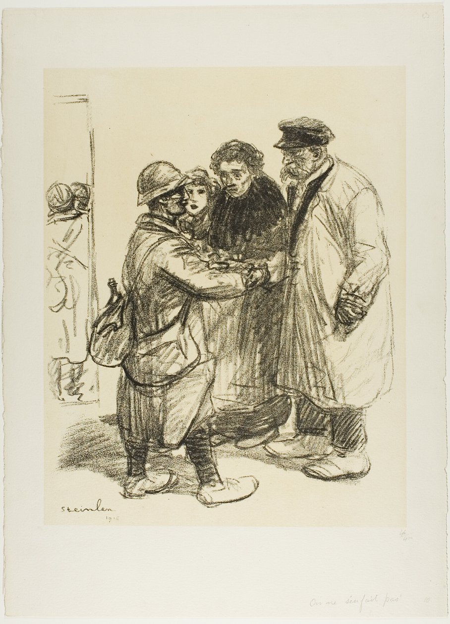 Det är inget man vänjer sig vid av Théophile Alexandre Pierre Steinlen