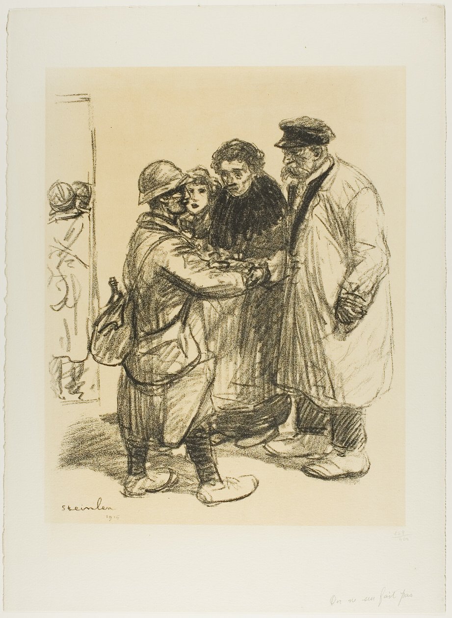 Det är inget man vänjer sig vid av Théophile Alexandre Pierre Steinlen
