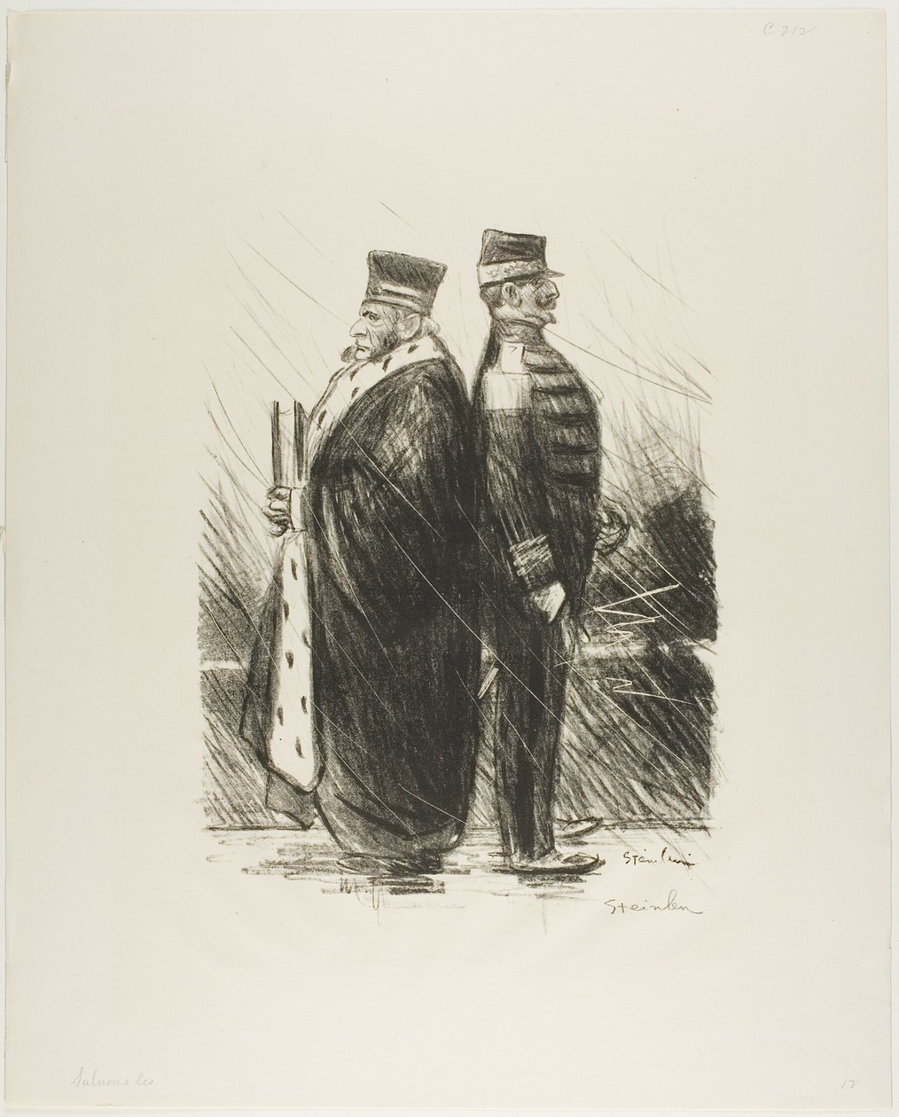 Salutera dem! av Théophile Alexandre Pierre Steinlen