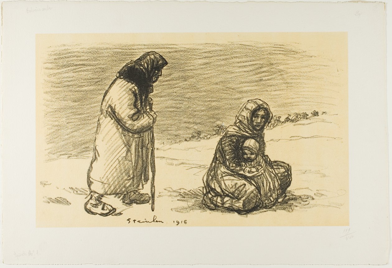 Serbiska kavalleriet, första avsnittet av Théophile Alexandre Pierre Steinlen