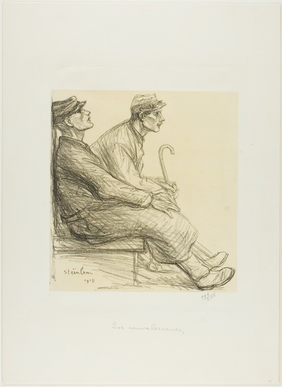 Konvalescenterna av Théophile Alexandre Pierre Steinlen
