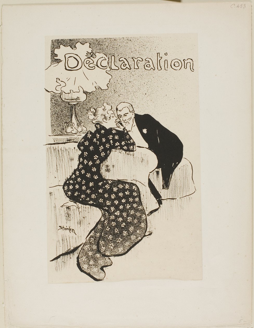Förklaringen av Théophile Alexandre Pierre Steinlen