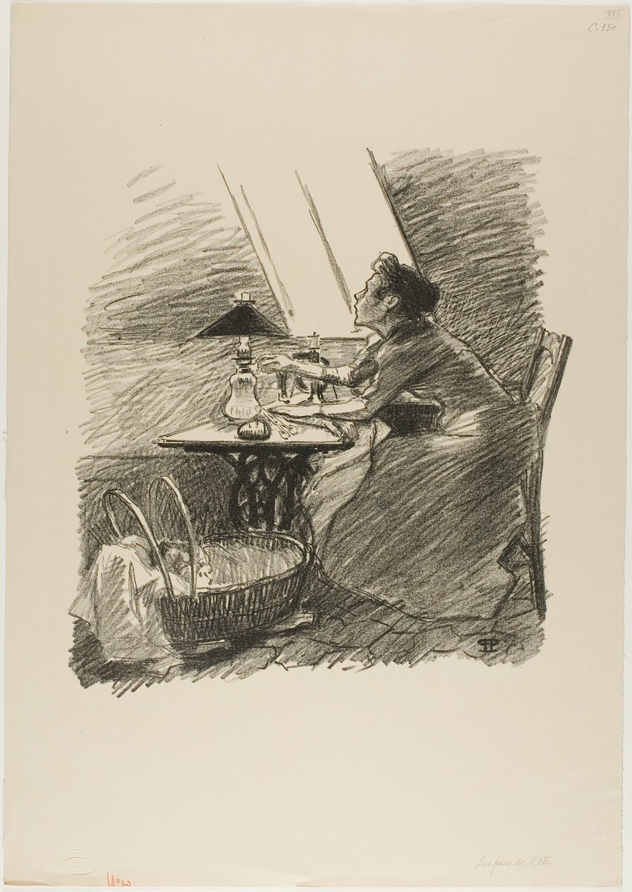 Sommarens glädjeämnen av Théophile Alexandre Pierre Steinlen