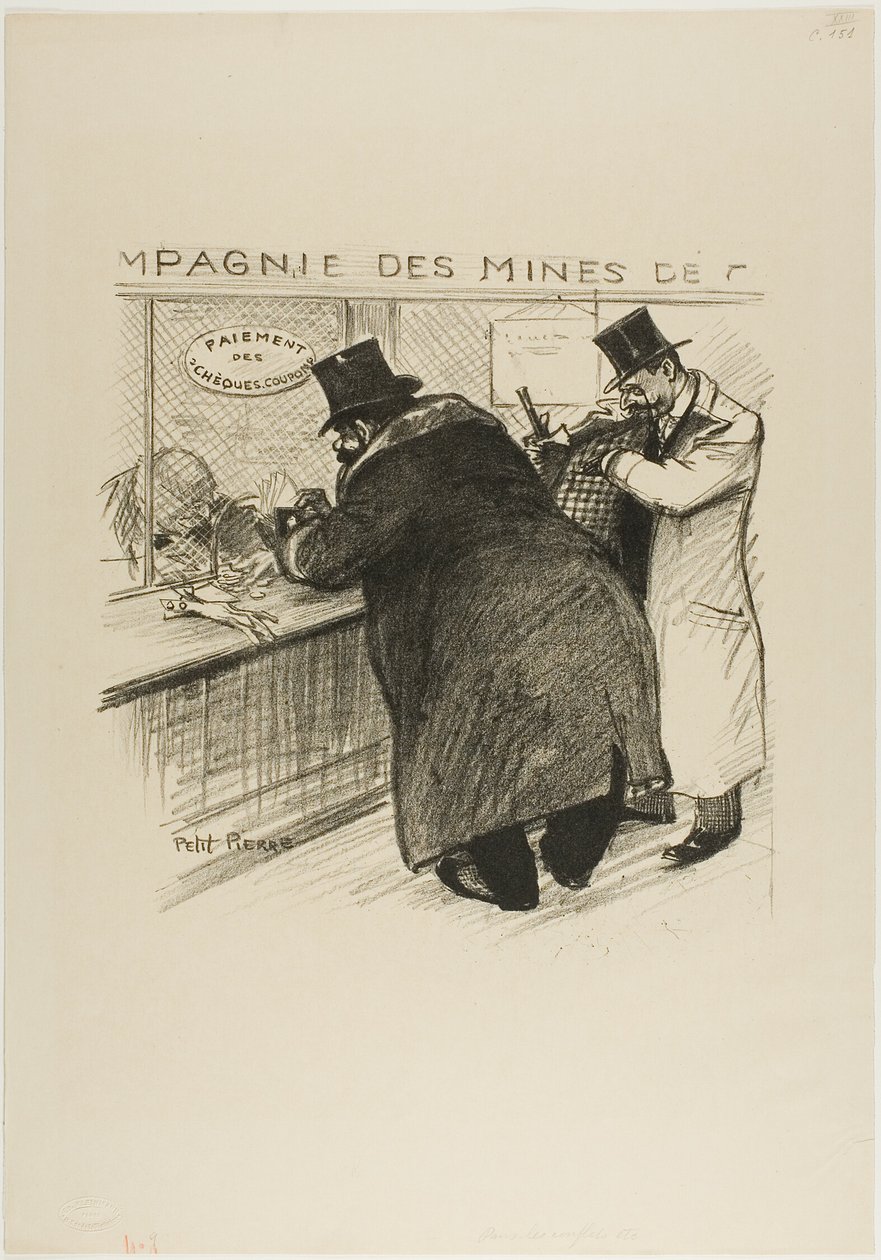 Den opportunistiska majoriteten av Théophile Alexandre Pierre Steinlen