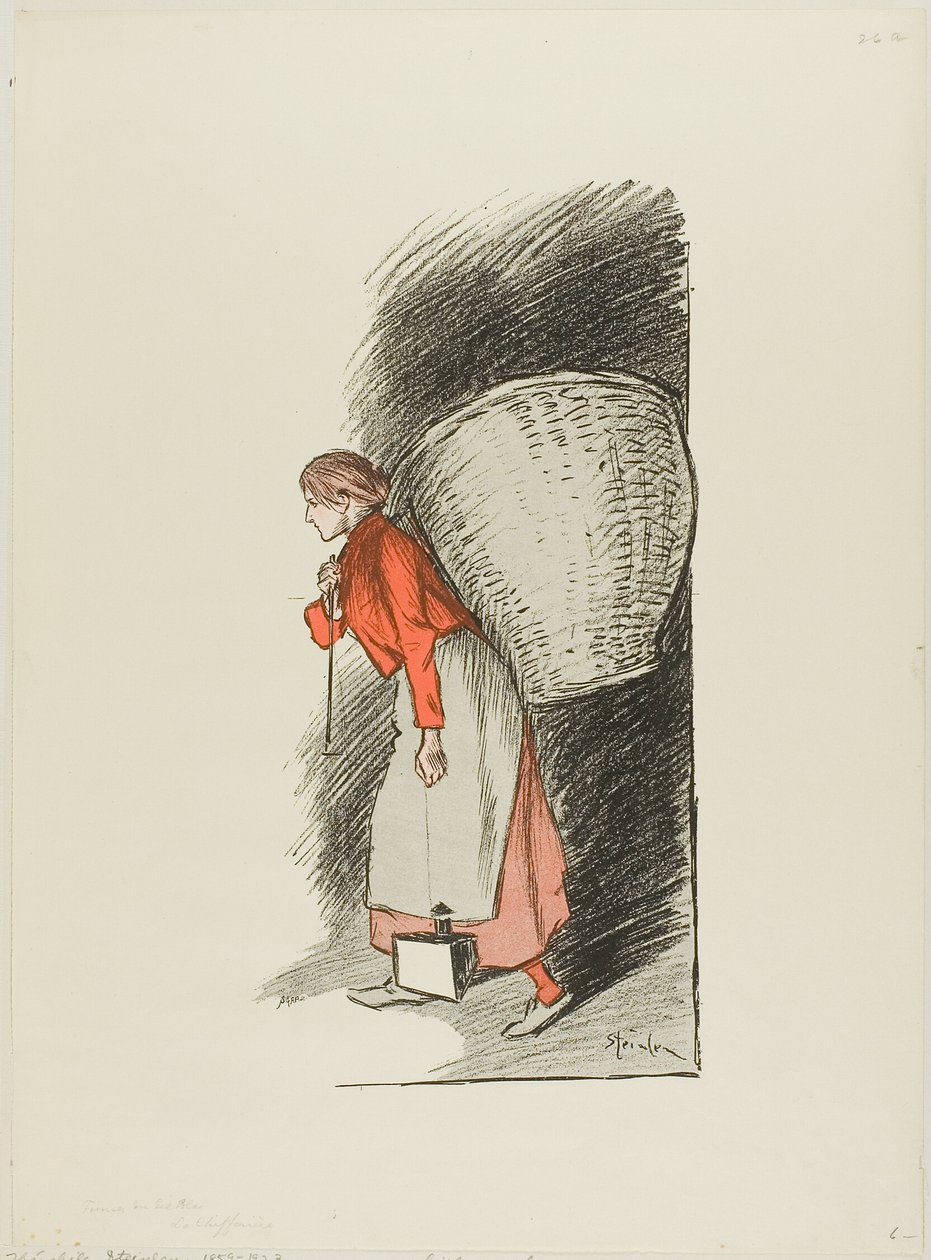 Loppsamlaren av Théophile Alexandre Pierre Steinlen