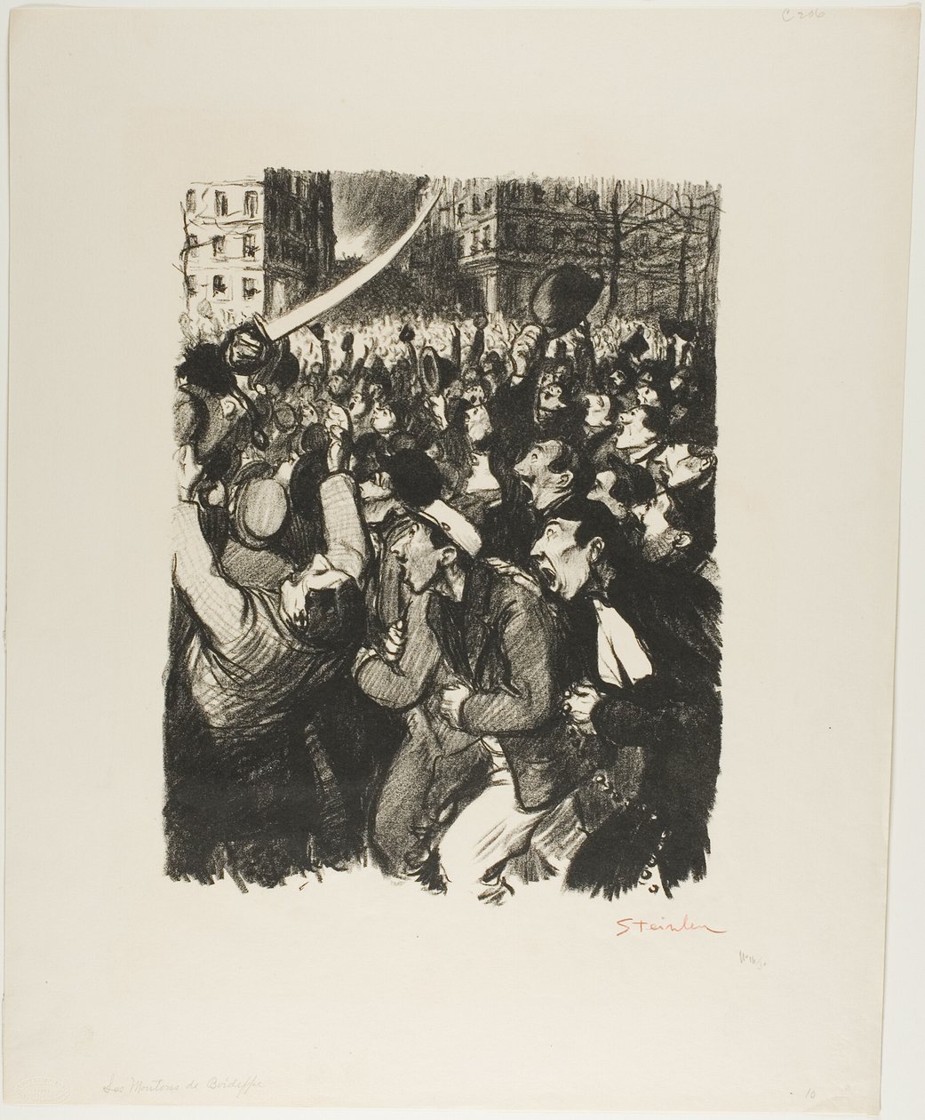 Fåren i Boisdeffre av Théophile Alexandre Pierre Steinlen