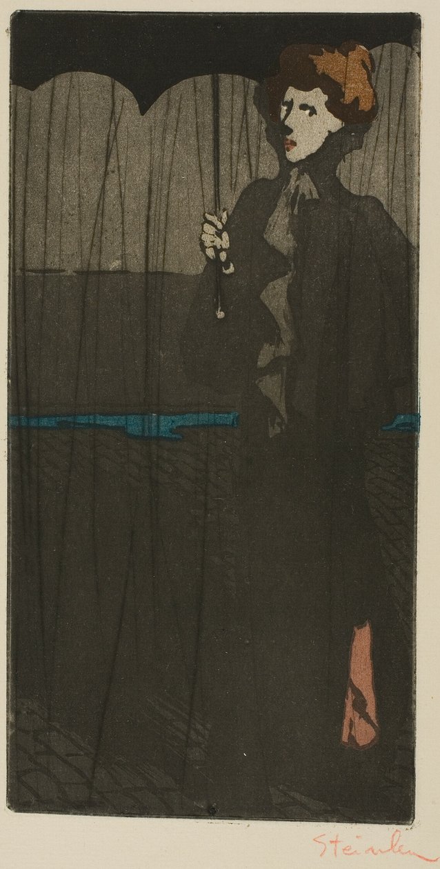 Duschen av Théophile Alexandre Pierre Steinlen
