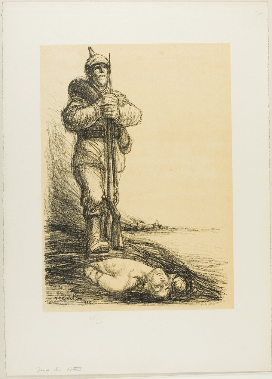 Under stöveln av Théophile Alexandre Pierre Steinlen