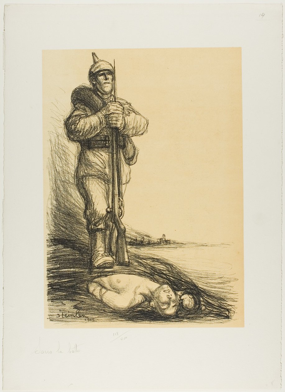 Under stöveln av Théophile Alexandre Pierre Steinlen