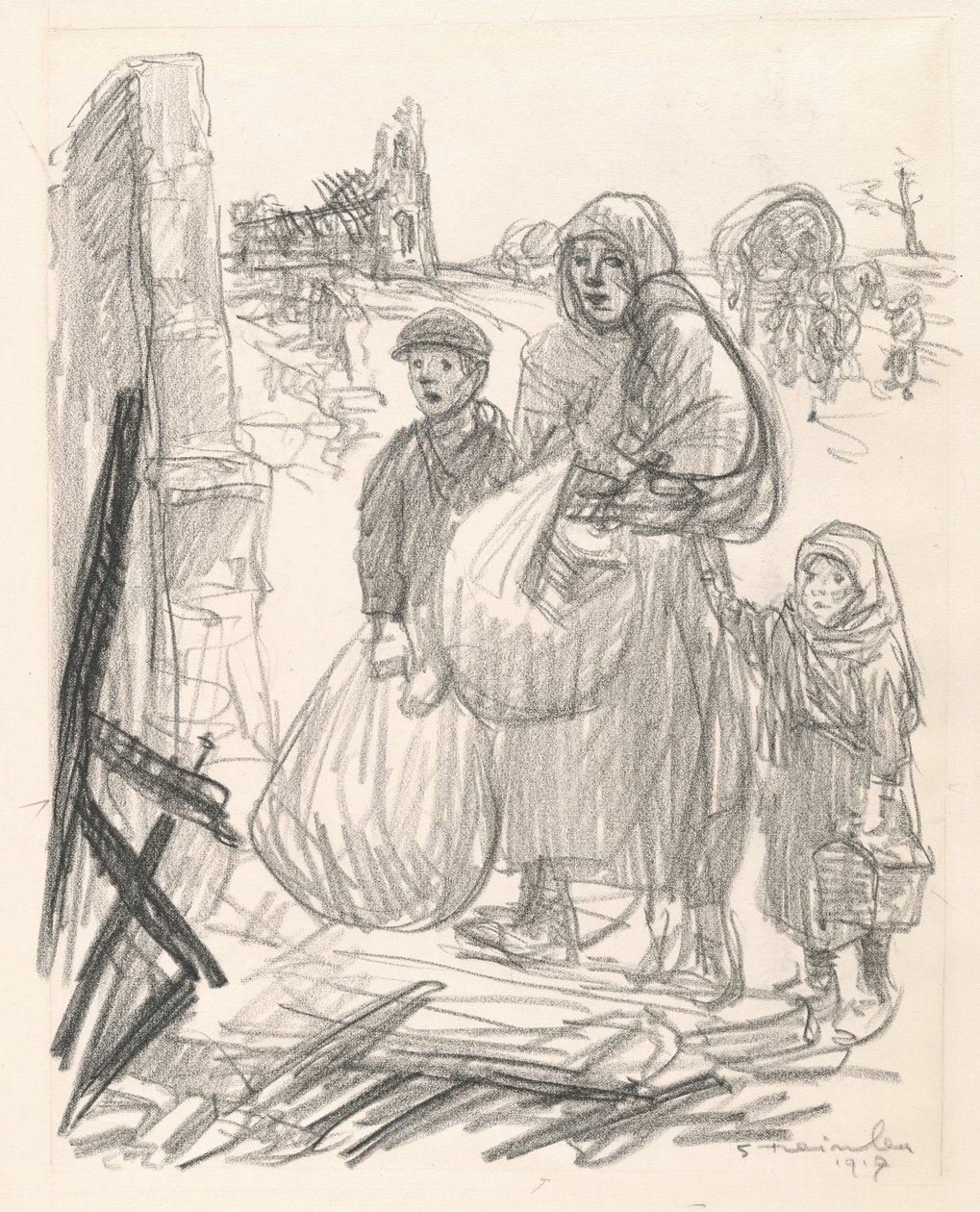 Den är här, med oss! av Théophile Alexandre Steinlen