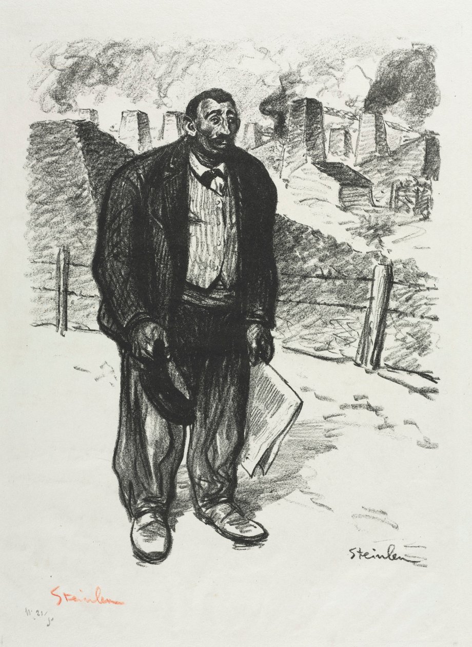 Den hederliga arbetaren av Théophile Alexandre Steinlen