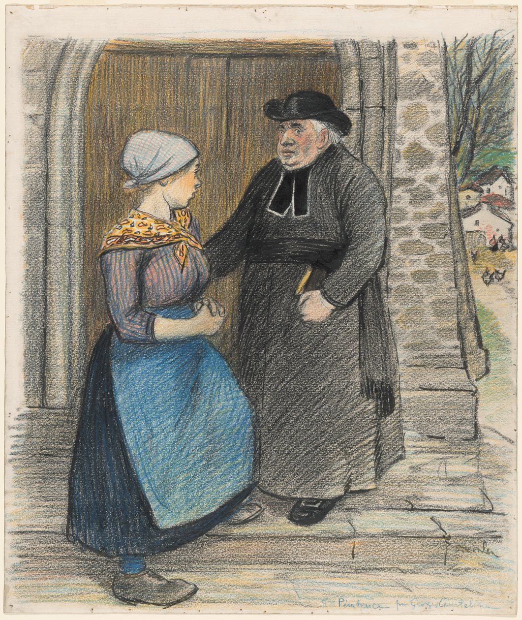 Ånger, 1899. av Théophile Alexandre Steinlen