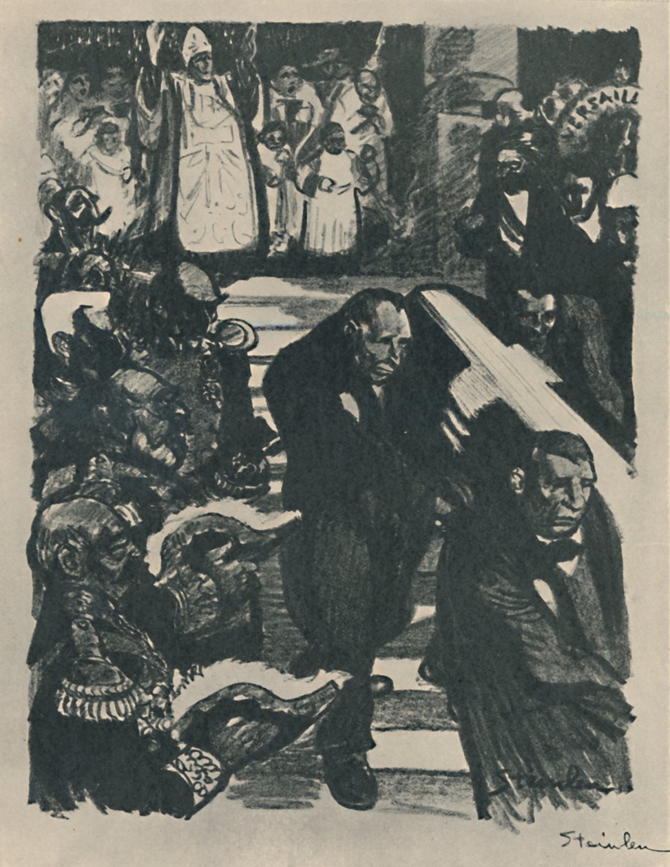 Rochefort dör, 1898, 1919 av Théophile Alexandre Steinlen