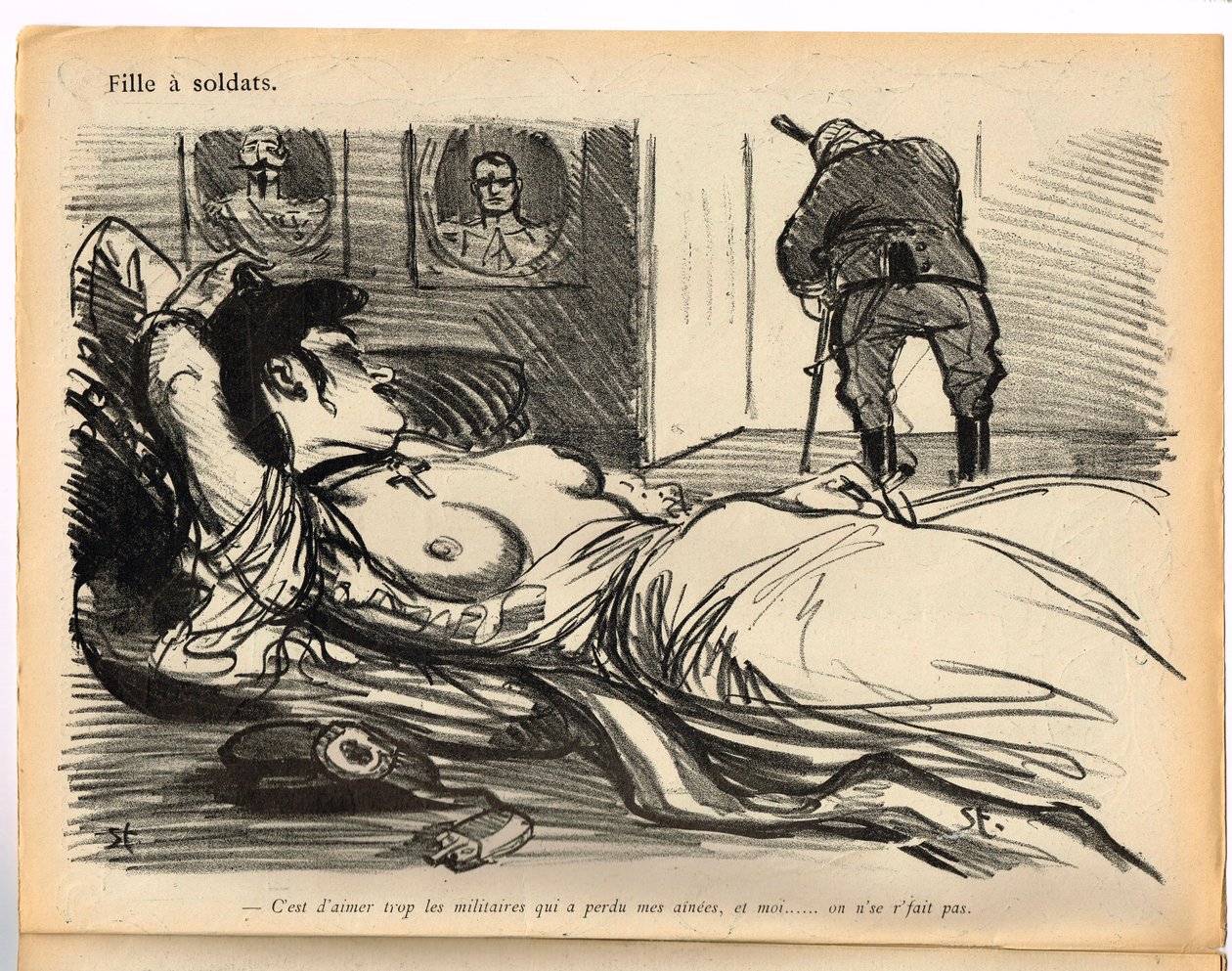 Smörtallriken, satirisk i färger av Théophile Alexandre Steinlen