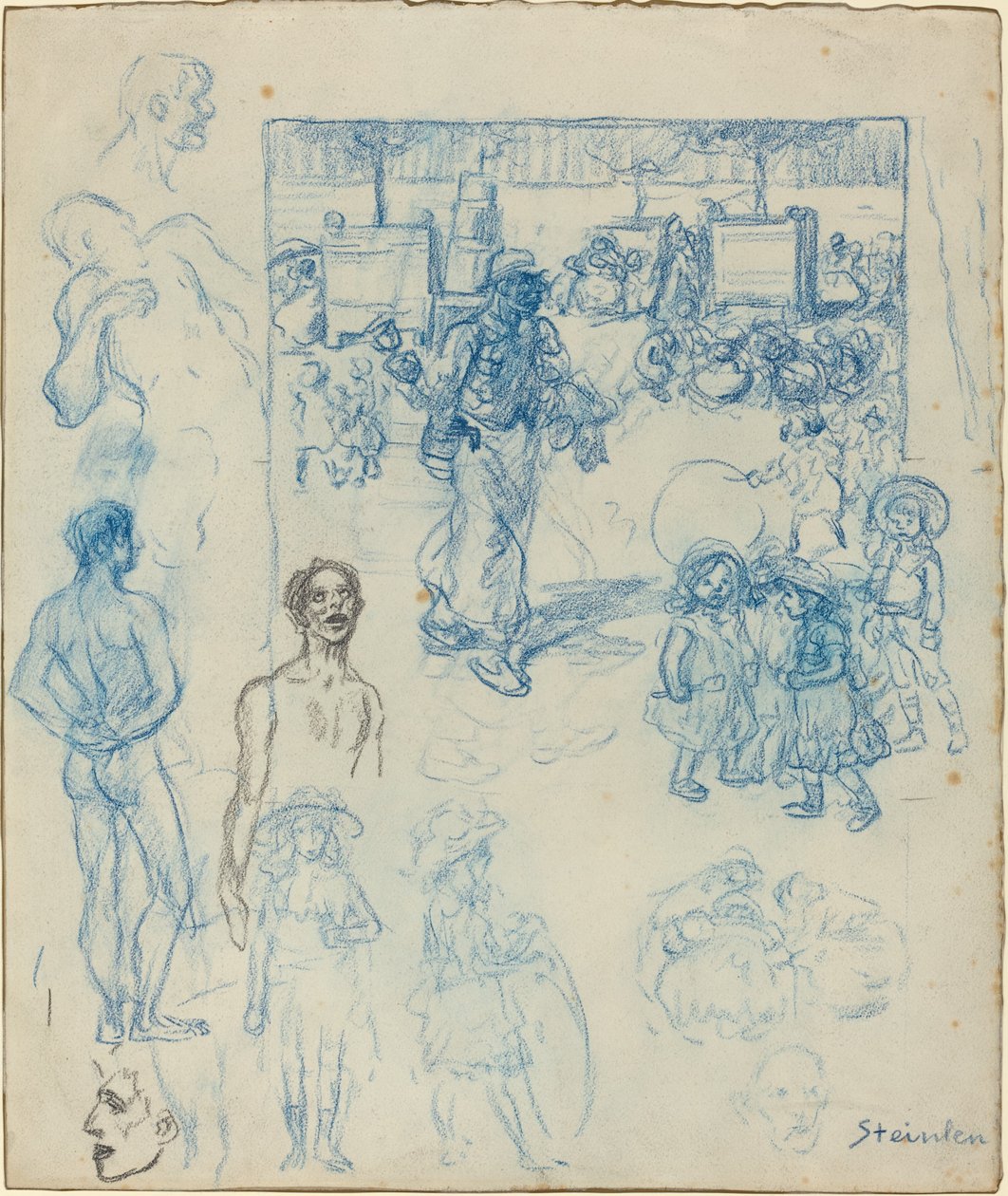 Kokosnötshandlaren av Théophile Alexandre Steinlen