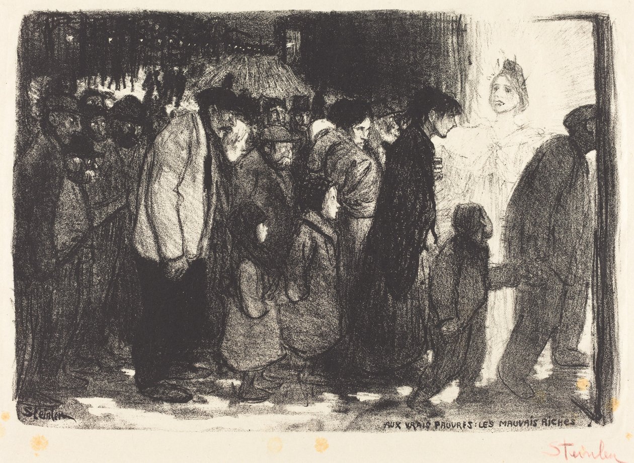 Till de sanna fattiga: The Wicked Rich av Théophile Alexandre Steinlen