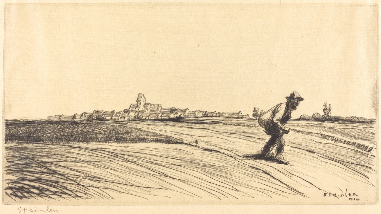 Luffare med bunt av Théophile Alexandre Steinlen