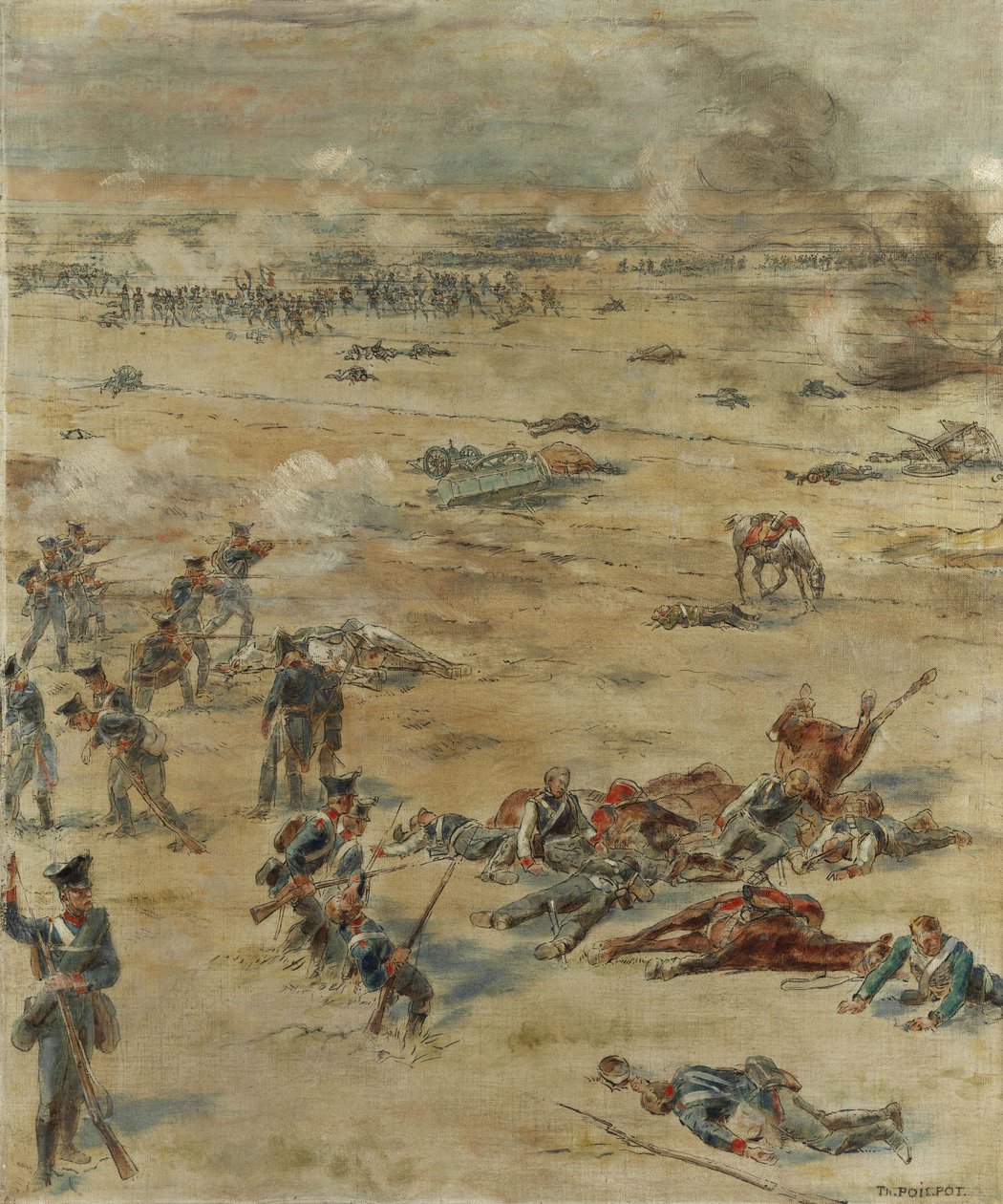 Slagfält i Napoleonkrigen av Théophile Poilpot