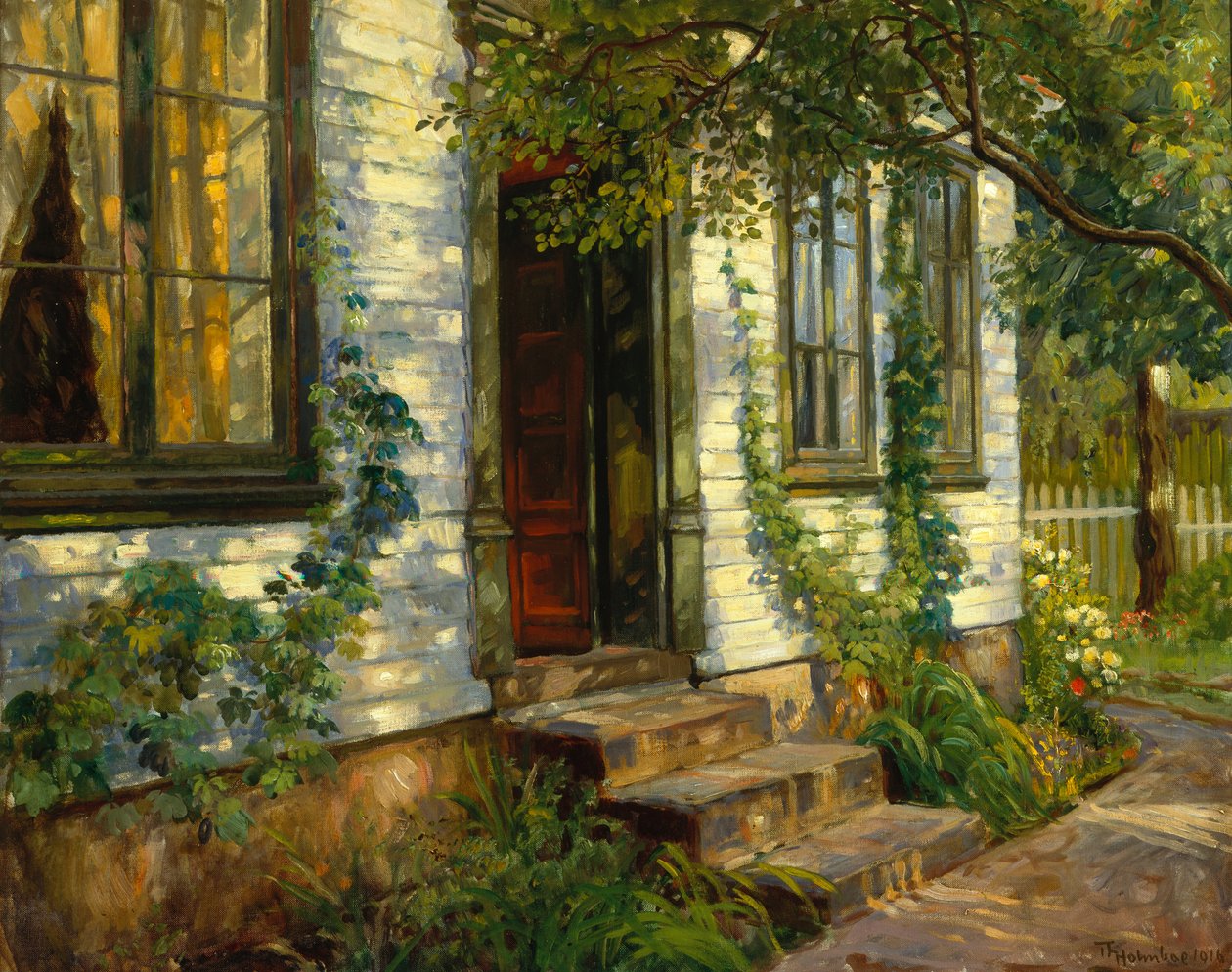 Sol på Gamla husväggen, Fredriksvern av Thorolf Holmboe