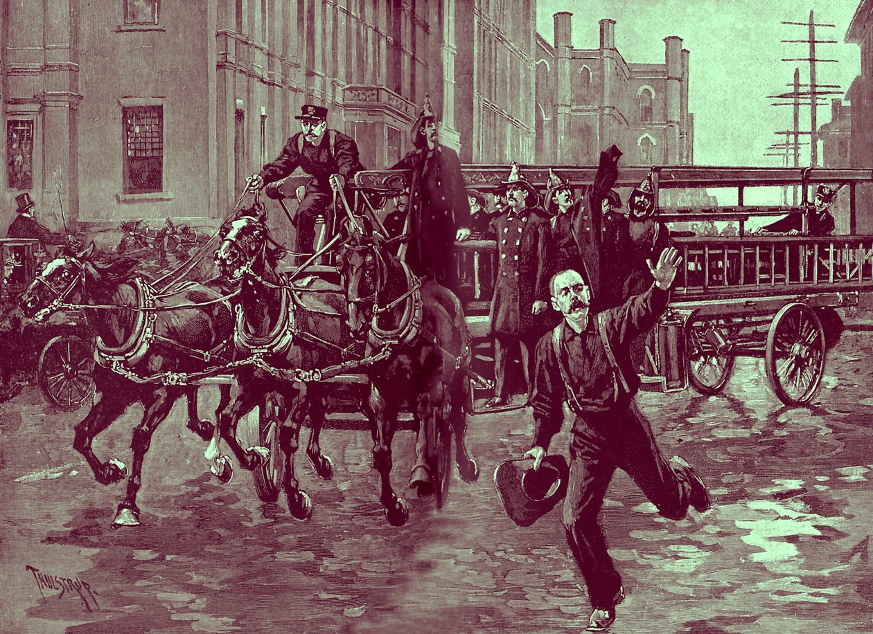 Ett krok- och stegföretag på 1890-talet av Thure de Thulstrup