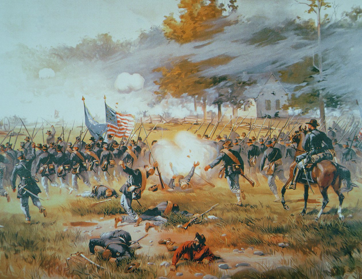 Slaget vid Antietam av Thure de Thulstrup