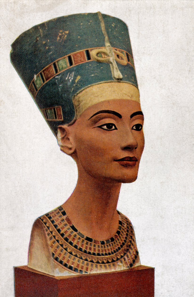 Drottning Nefertiti av Egypten av Thutmose Thutmose