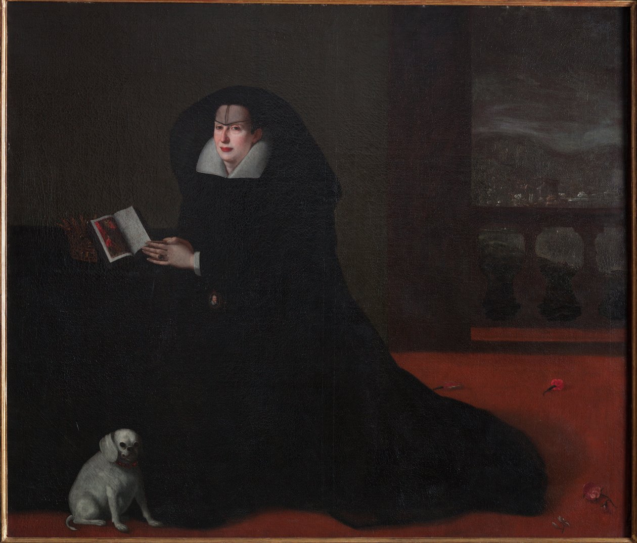 Porträtt av Cristina di Lorena, storhertiginnan av Toscana, c.1620 av Tiberio di Tito