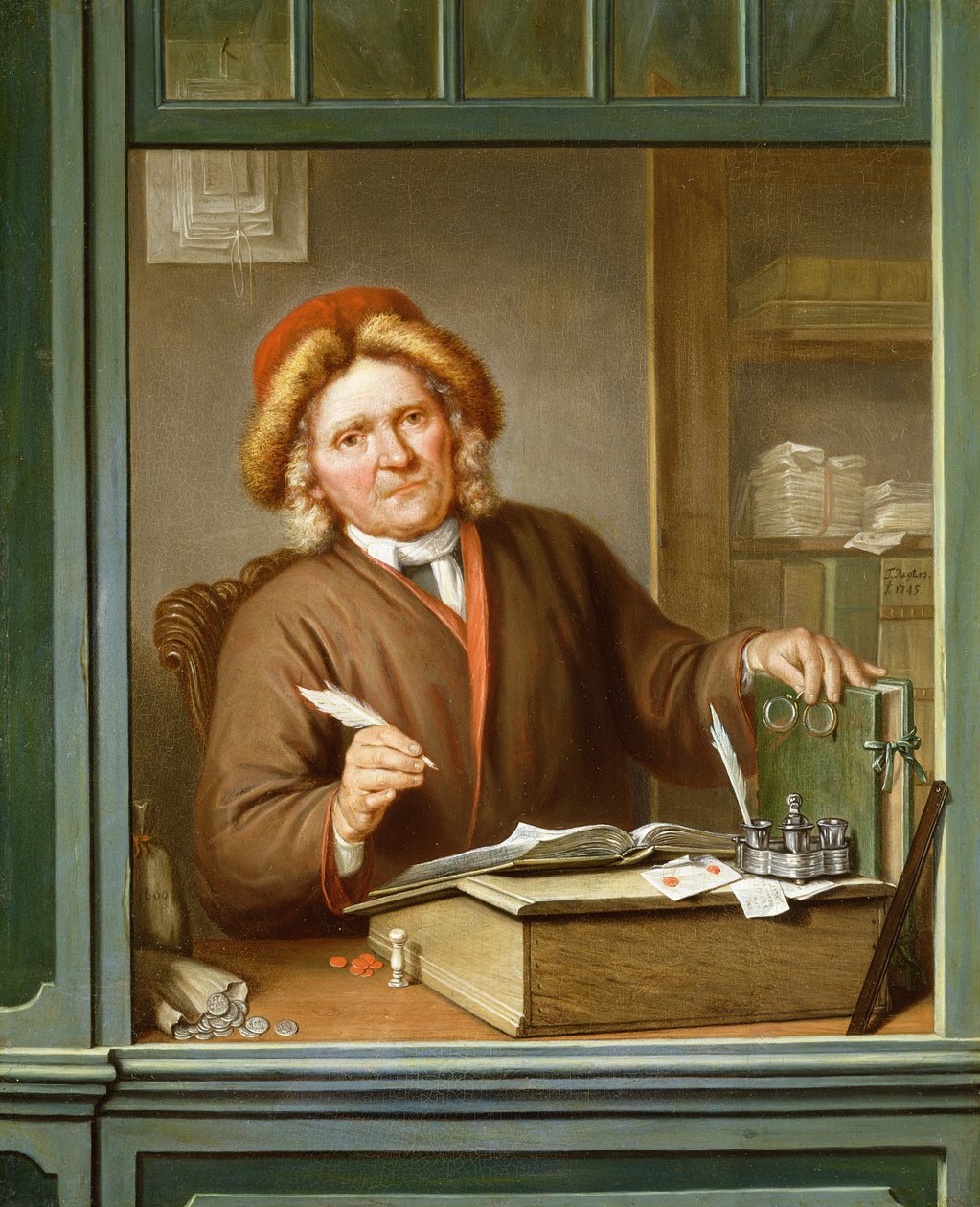 En skatteindrivare, 1745 av Tibout Regters