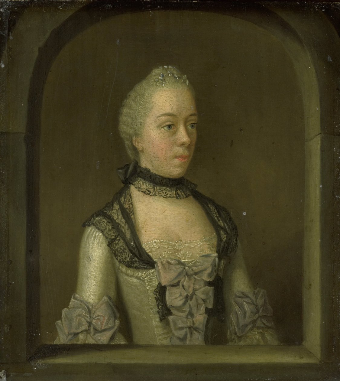 Porträtt av Wilhelmina Hillegonda Schuyt, fru till Joachim Rendorp av Tibout Regters