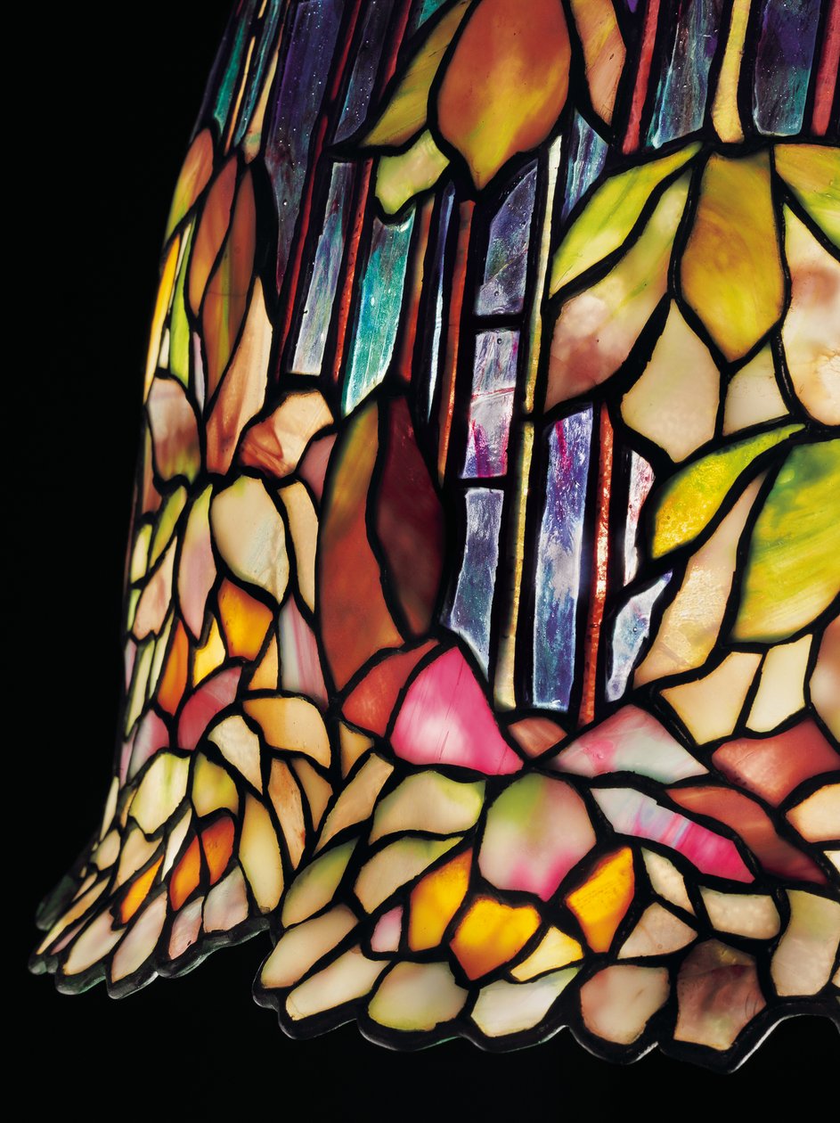 En "Pond Lily" bordslampa, c.1903 av Tiffany Studios