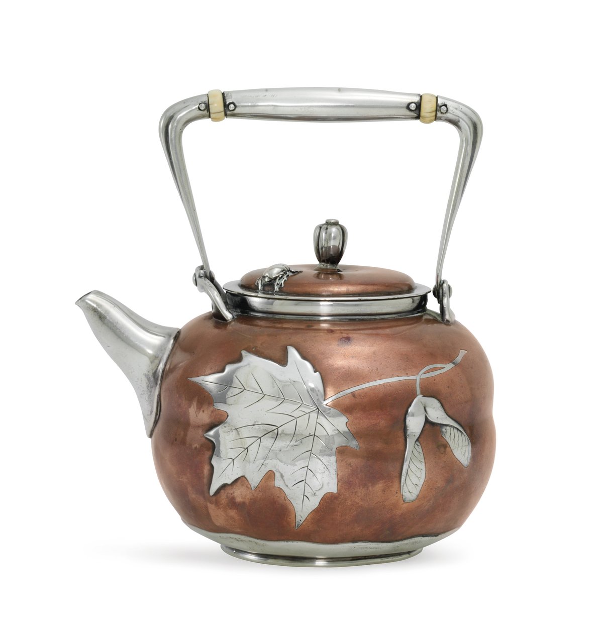 Tekokare, ca 1880 (silver och koppar) av Tiffany and Company