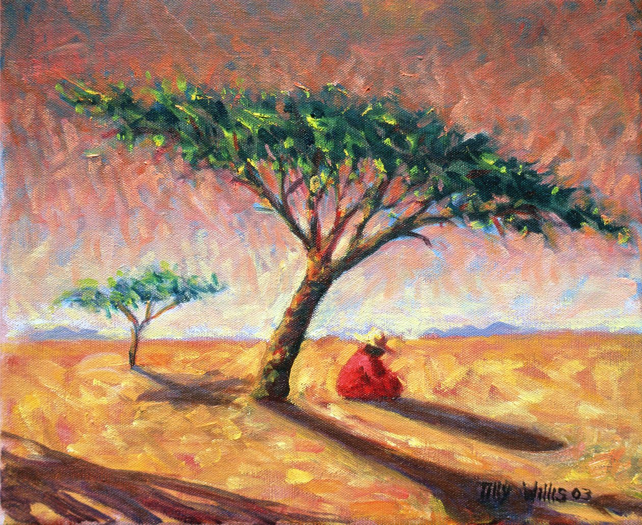 Afrikansk eftermiddag, 2003 av Tilly Willis