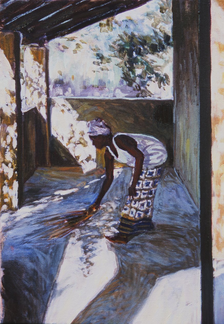 Girl Sweeping I, 2002 (se även 188680-681) av Tilly Willis