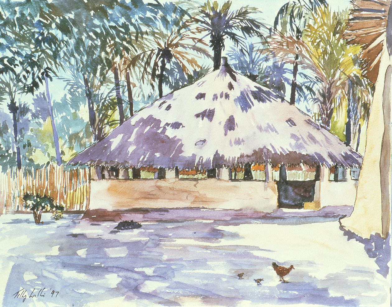 Rotundan, Senegal, Västafrika, 1997 av Tilly Willis