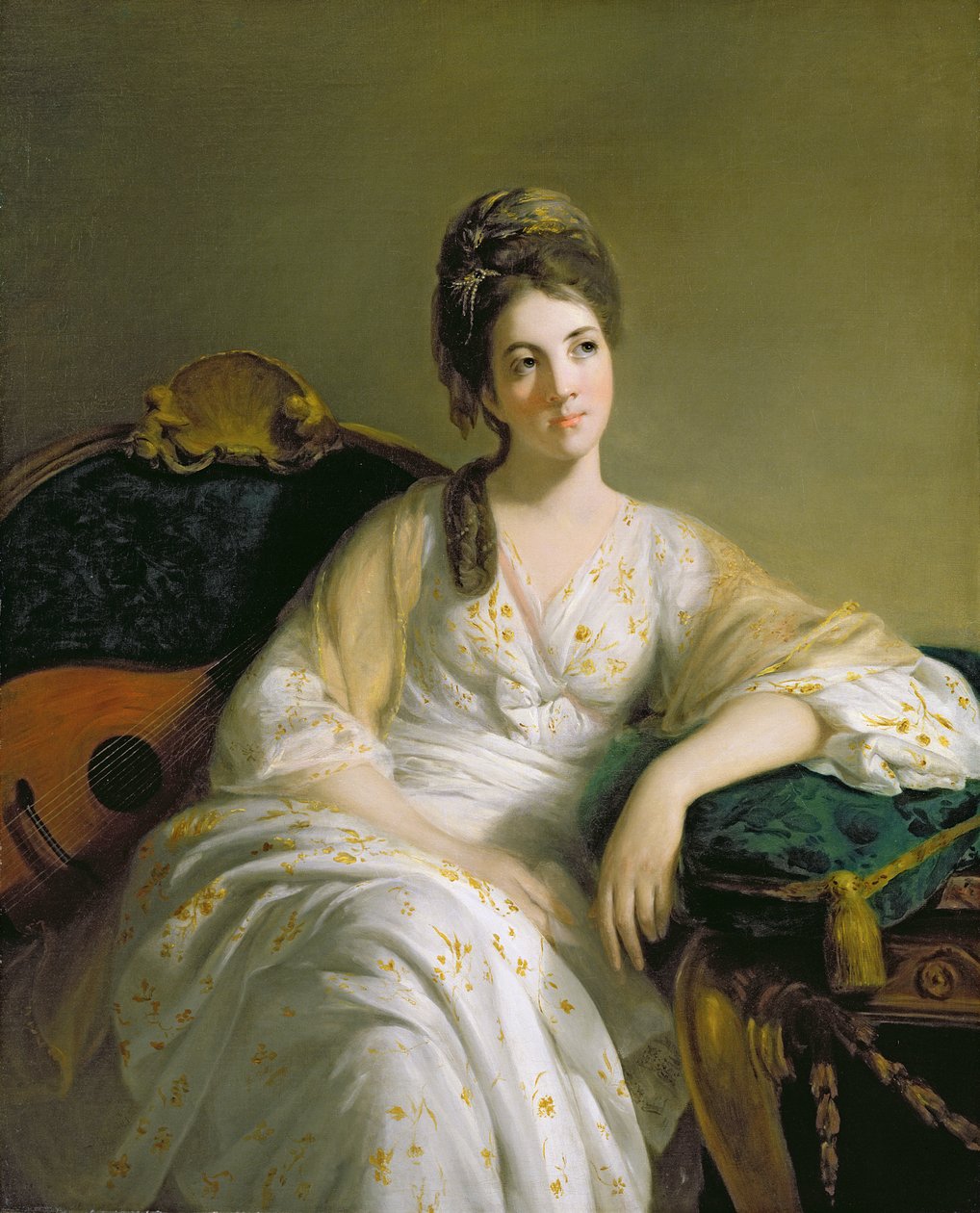 Eleanor Francis Grant, från Arndilly, ca 1764-69 (olja på duk) av Tilly Kettle