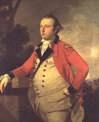 Porträtt av kapten Robert Stewart från St. Fort, Fife av Tilly Kettle