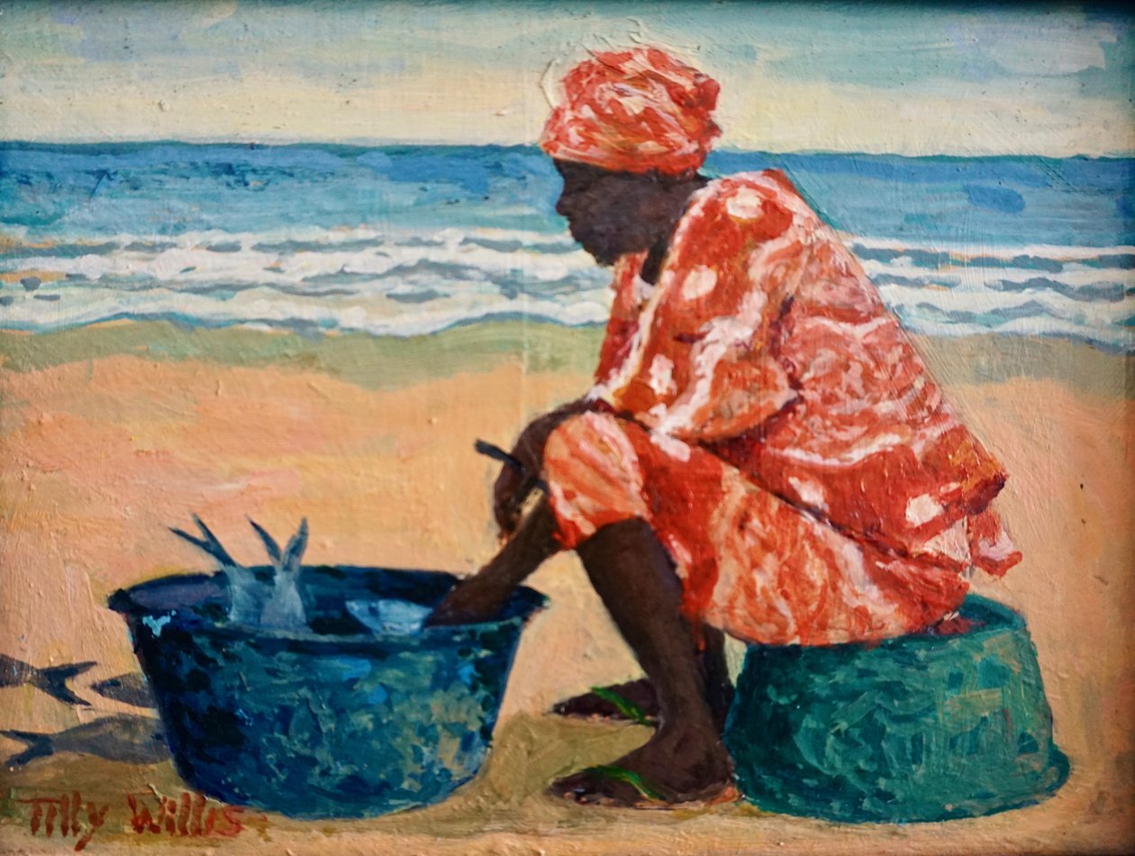 Fisher Woman 2020 (olja) av Tilly Willis