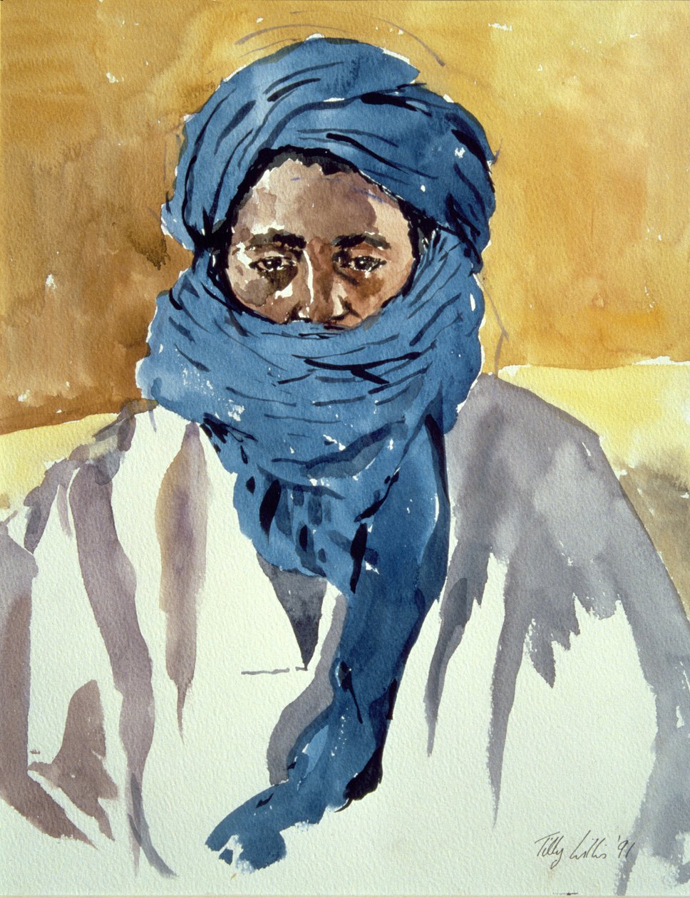 Tuaregstammar, Timbuktu, 1991 av Tilly Willis