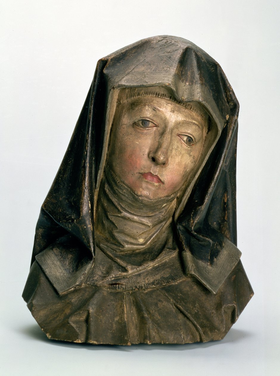 Chef för St. Anne, 1500-10 (målat trä) av Tilman Riemenschneider