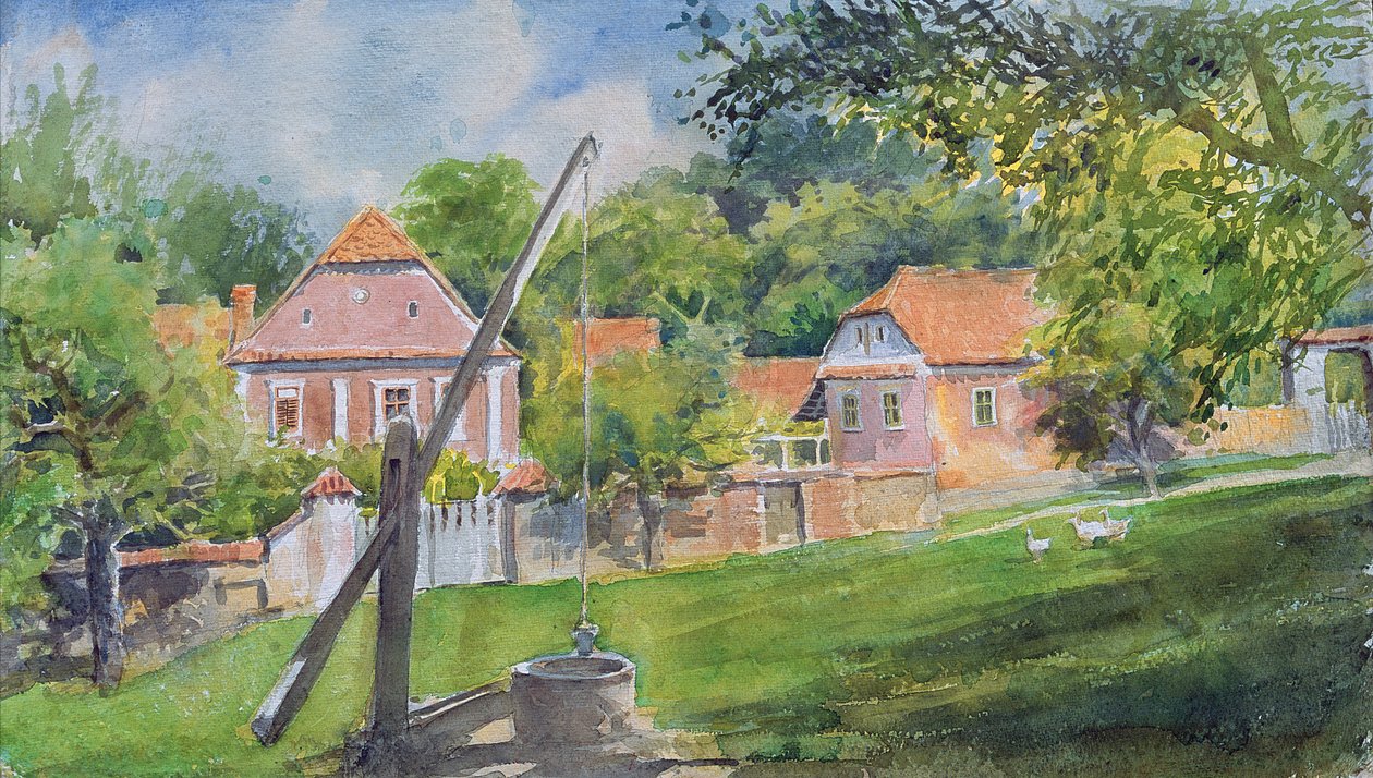 Mesendorf, Transsylvanien, 2001 (wc på papper) av Tim Scott Bolton