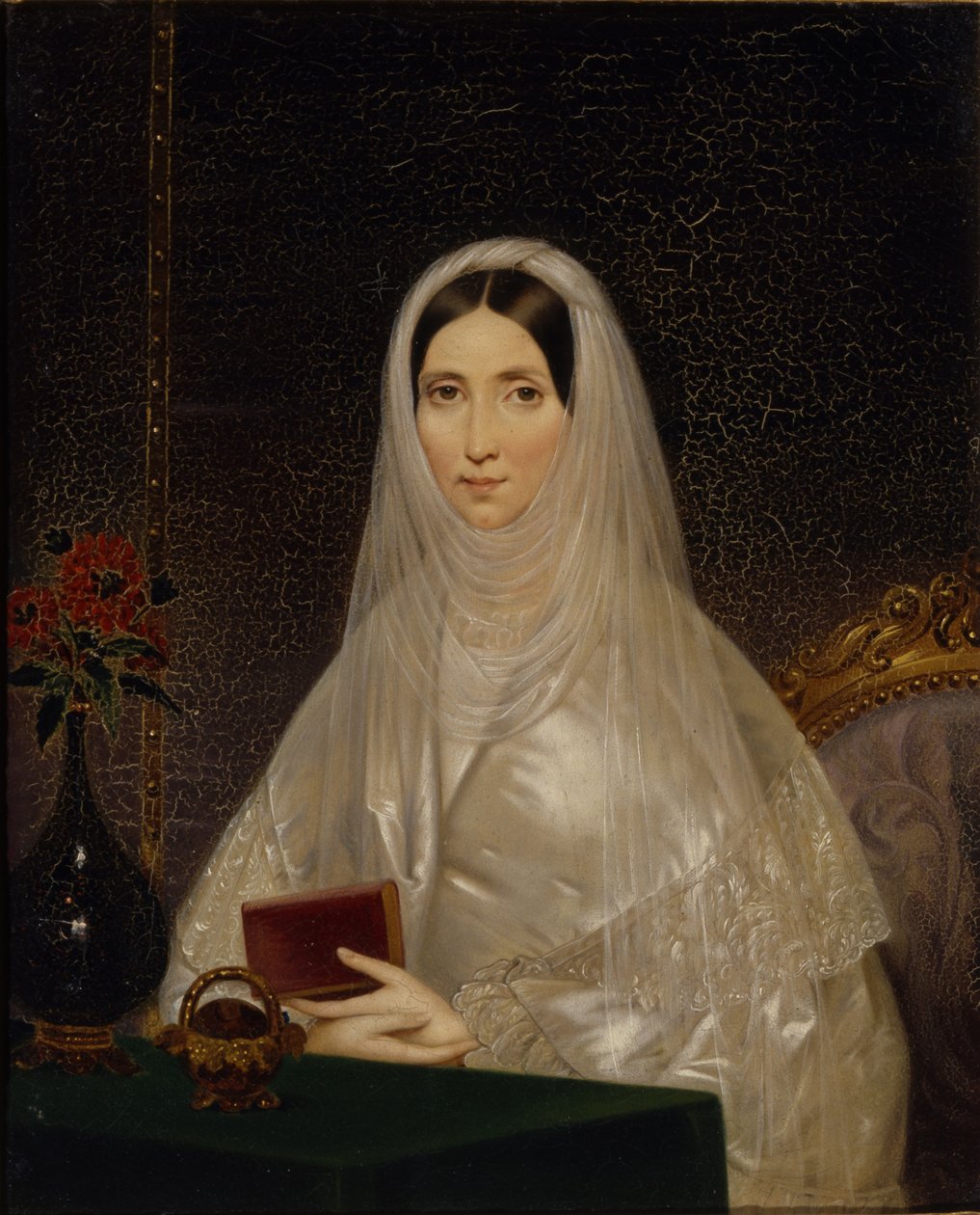 Porträtt av Contesse Tatiana Golitsyna Potemkina, 1840-talet av Timofei Andreyevich Neff