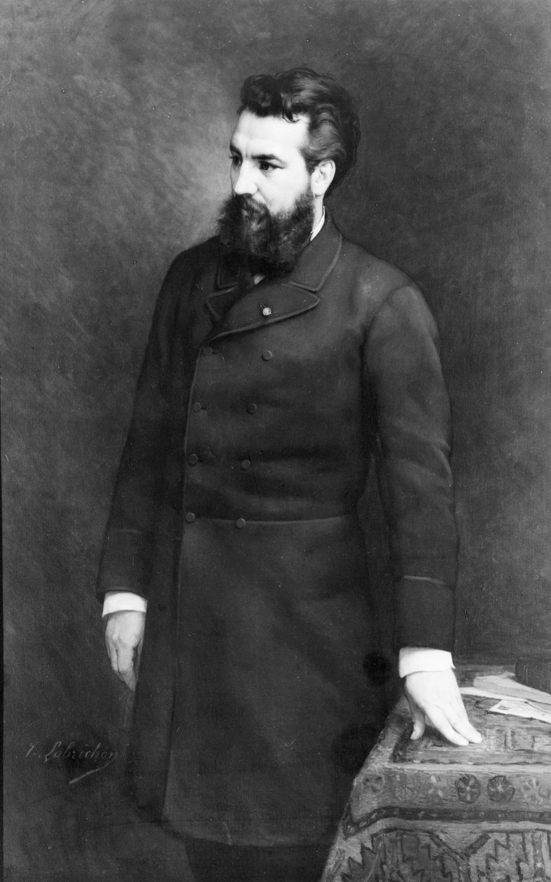 Alexander Graham Bell, 1882 av Timoleon Marie Lobrichon