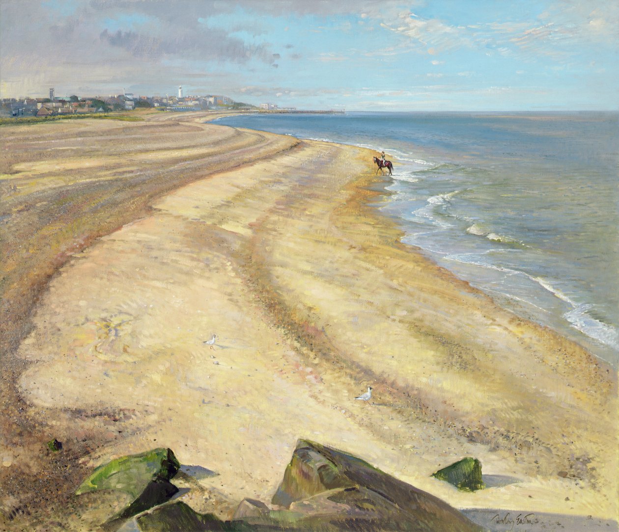 Strandkurva mot Southwold av Timothy Easton
